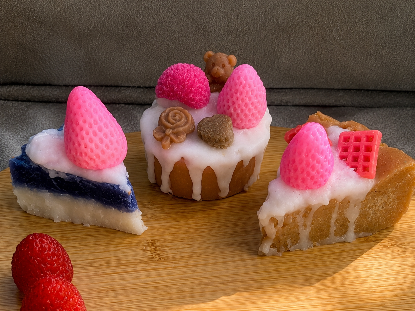 Strawberry Cheesecake Candle Set – 3 Pieces