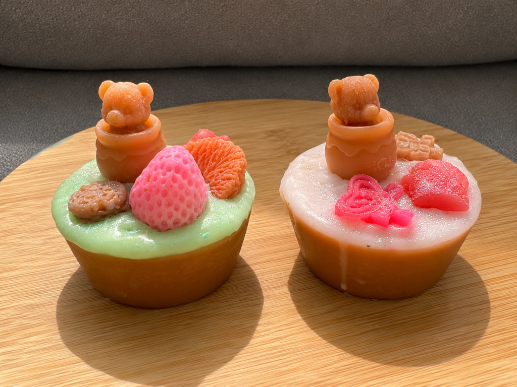 Sweet Candy Cake Candle Set – 2 Pieces