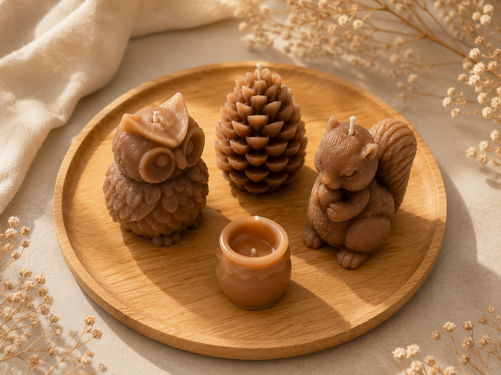 Luxury Woodland Candle Set – 4 Piece Musk Collection