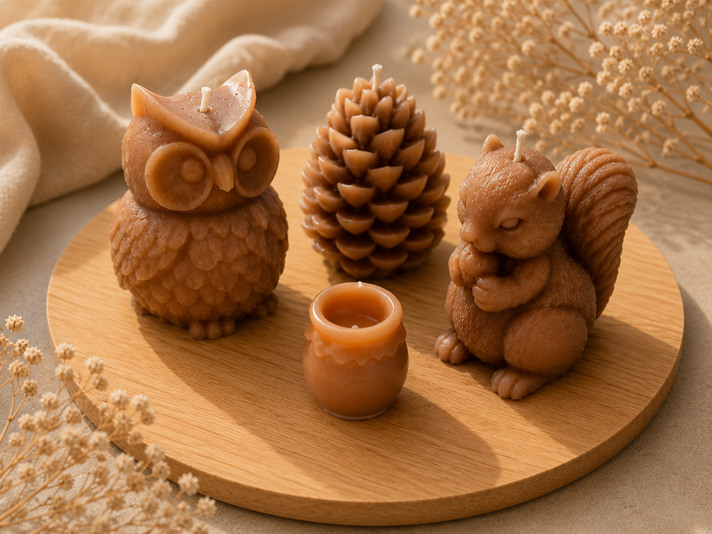 Luxury Woodland Candle Set – 4 Piece Musk Collection