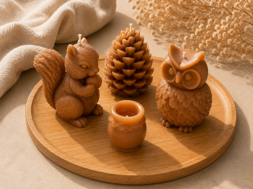 Luxury Woodland Candle Set – 4 Piece Musk Collection