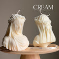 Veiled Lady Candle – Handmade Aesthetic Soy Blend Sculpture Candle  Product Short Description